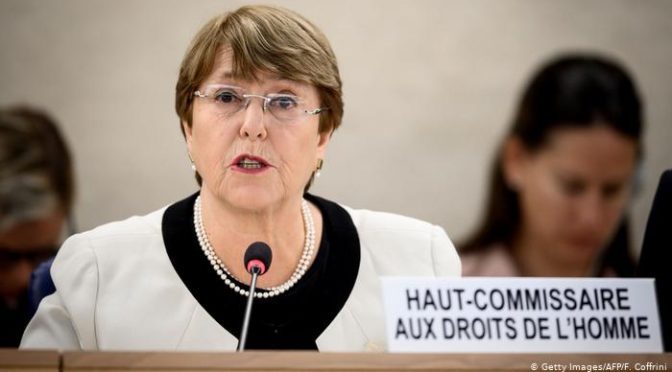 ¿Deshonesta Michelle Bachelet de Naciones Unidas o María Isabel Rueda?