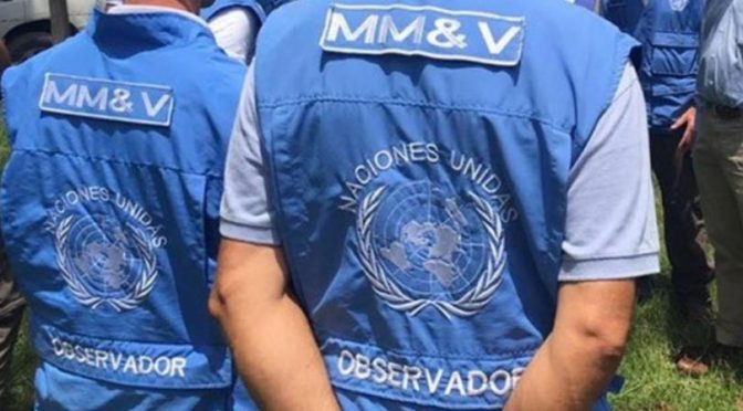 Informe trimestral del Secretario General Misión de Verificación de las Naciones Unidas en Colombia – 27 diciembre 2019 al 26 marzo 2020.