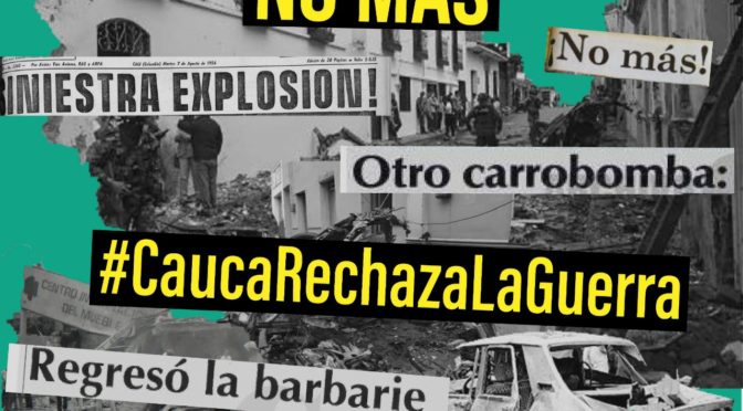 Camilo González Posso sobre las acciones armadas en el Cauca