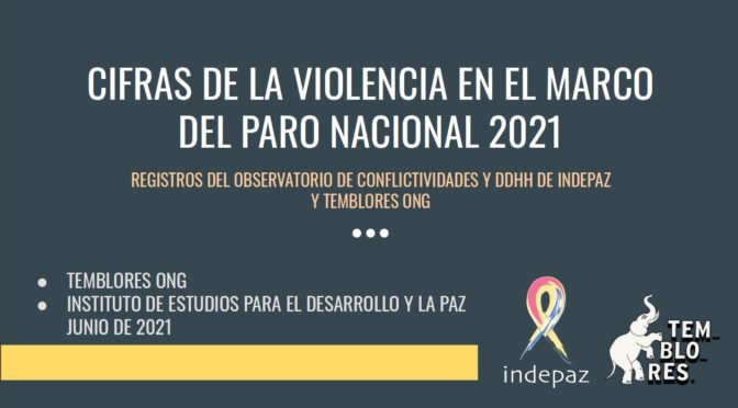 CIFRAS DE LA VIOLENCIA EN EL MARCO DEL PARO NACIONAL 2021