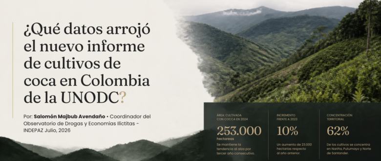 ¿Qué datos arrojó el nuevo informe de cultivos de coca en Colombia de la UNODC?